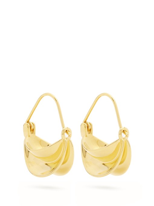 Mini gold-plated earrings | Anissa Kermiche | MATCHESFASHION US