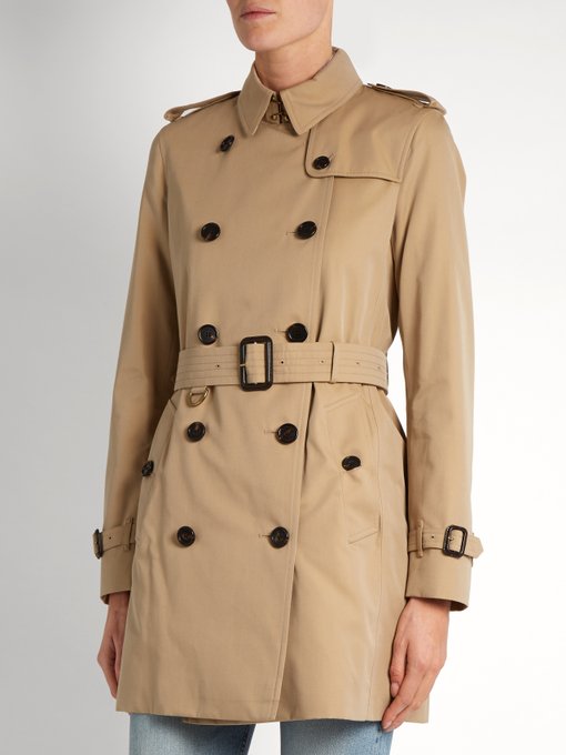 Kensington mid-length gabardine trench coat | Burberry | MATCHESFASHION UK