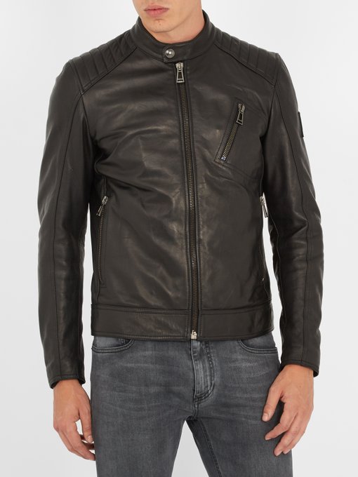 V Racer leather jacket | Belstaff | MATCHESFASHION US