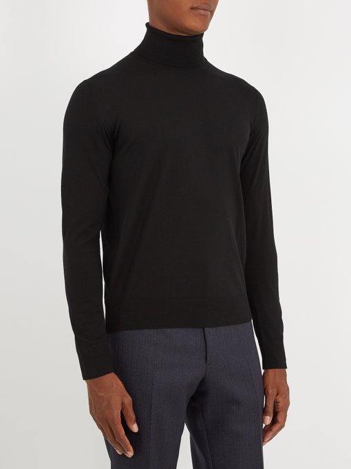 Roll-neck wool sweater | Prada | MATCHESFASHION.COM UK