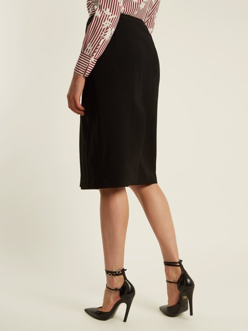 Sorrel button-embellished cady pencil skirt | Altuzarra | MATCHESFASHION UK
