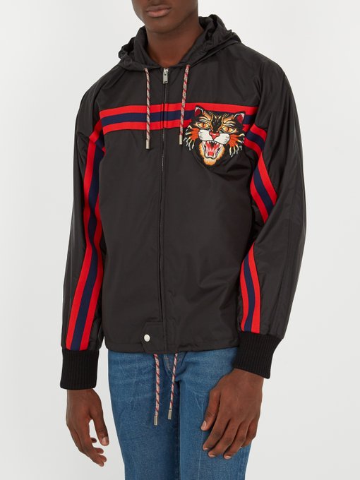 gucci angry cat windbreaker