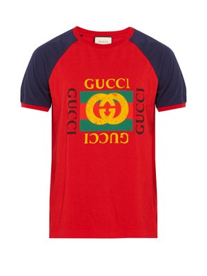 Cotton-jersey T-shirt | Gucci | MATCHESFASHION.COM UK