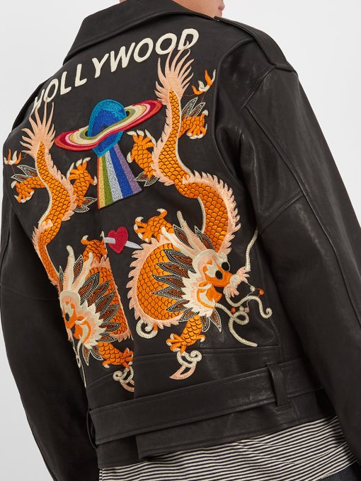 leather jacket | Gucci | MATCHESFASHION FR