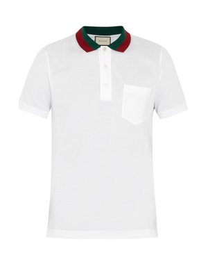 Download Stretch-cotton polo shirt | Gucci | MATCHESFASHION UK