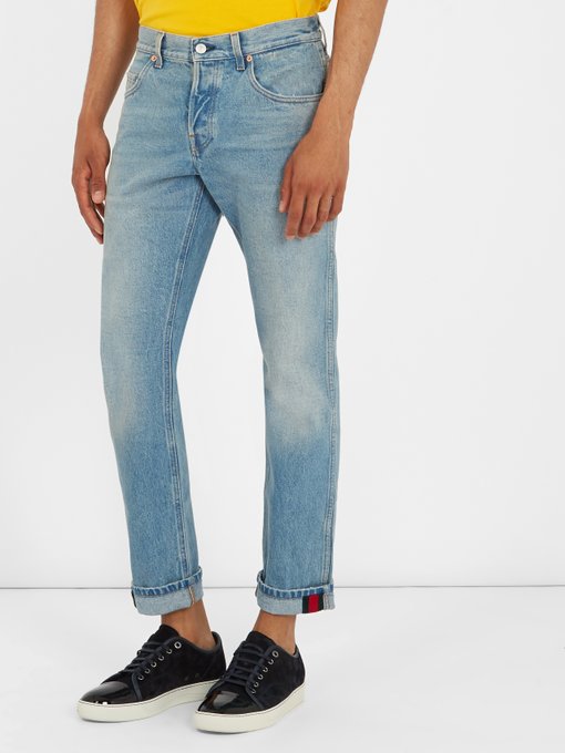 Mid-rise tapered-leg jeans | Gucci | MATCHESFASHION UK
