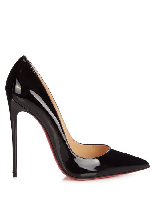 CHRISTIAN LOUBOUTIN So Kate 120Mm Patent-Leather Pumps in Colour: Black ...