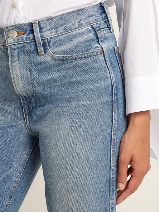 Le High oversized-cuff straight-leg jeans | FRAME | MATCHESFASHION UK