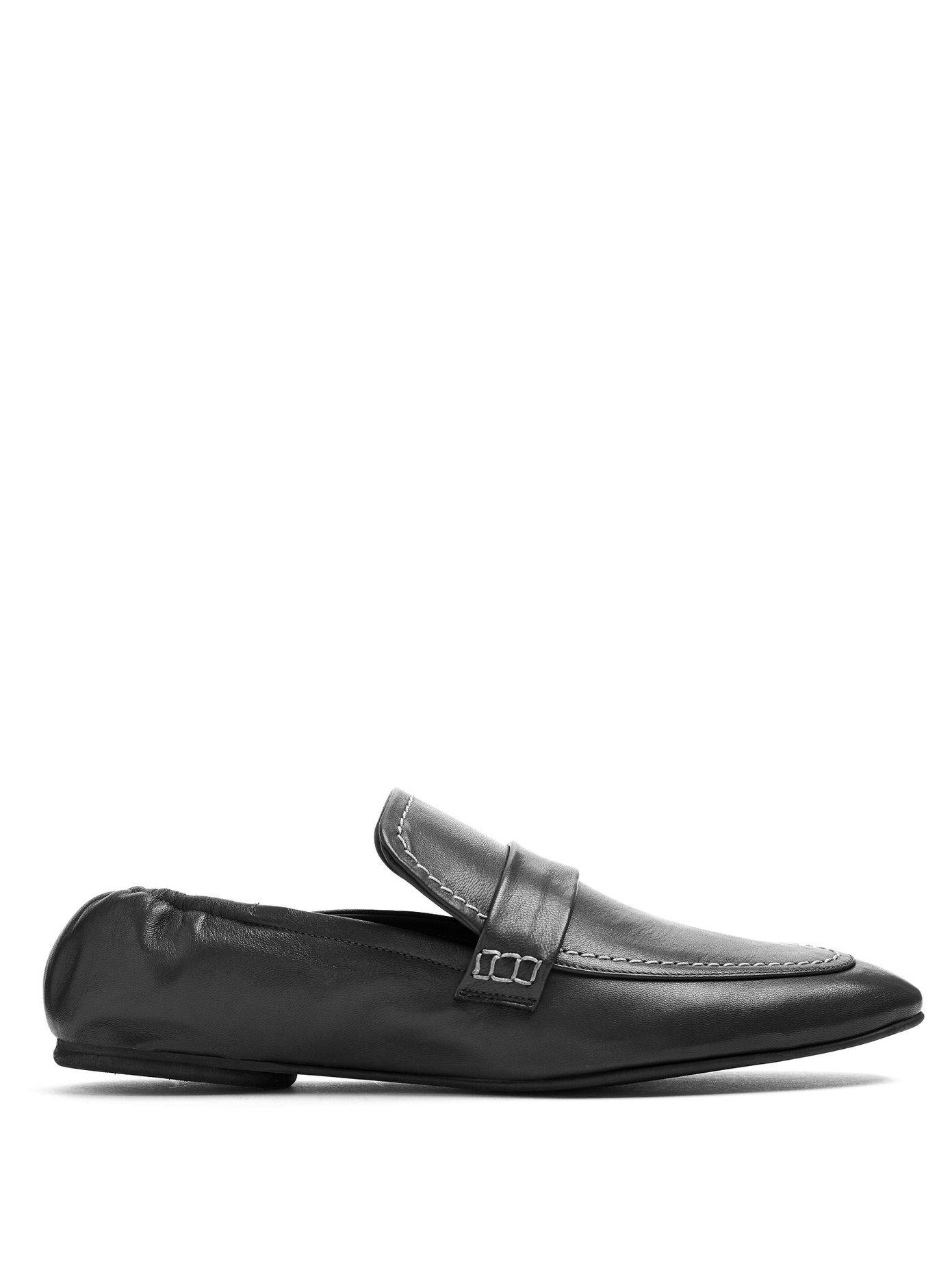 collapsible heel loafers