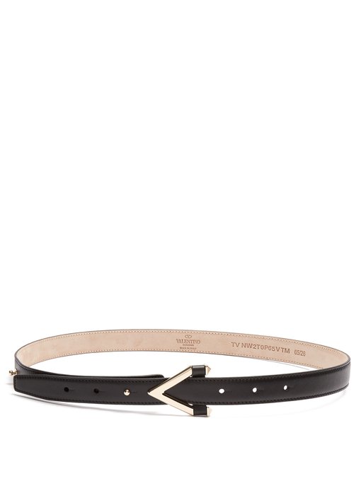 Monogram skinny leather belt | Valentino | MATCHESFASHION.COM US