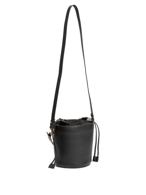 Bucket leather and canvas tote | J.W.Anderson | MATCHESFASHION.COM US