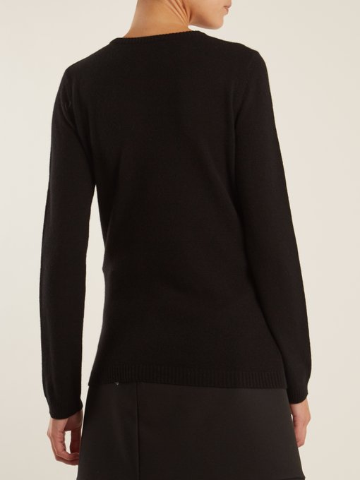 BELLA FREUD Heroine Cashmere Sweater in Black | ModeSens