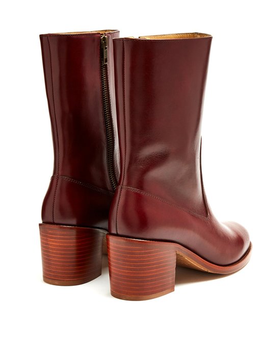 Eva leather ankle boots | A.P.C. | MATCHESFASHION UK