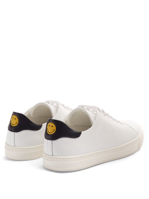 Wink low-top leather trainers | Anya 
