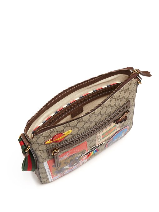 gucci courrier gg supreme messenger bag