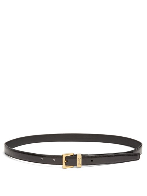 Monogram Passant leather belt | Saint Laurent | MATCHESFASHION UK