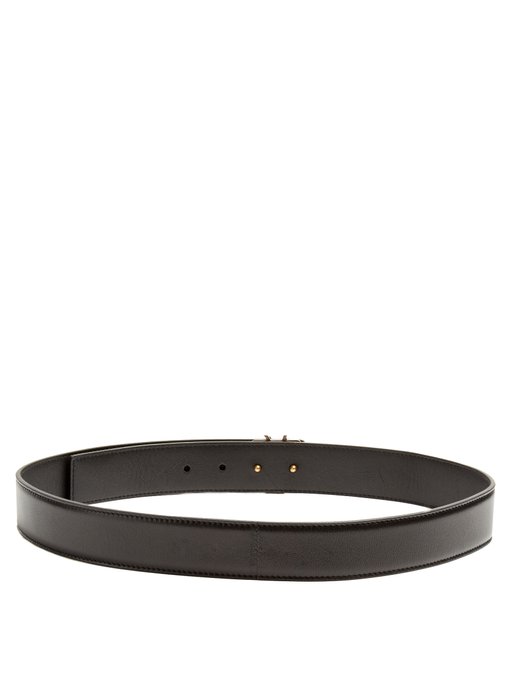 Monogram leather waist belt | Saint Laurent | MATCHESFASHION.COM US