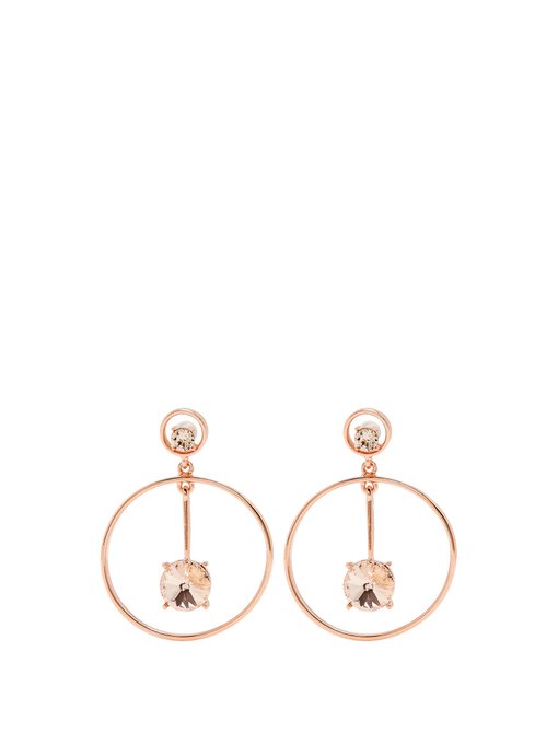 Crystal-embellished drop earrings | Oscar De La Renta | MATCHESFASHION UK
