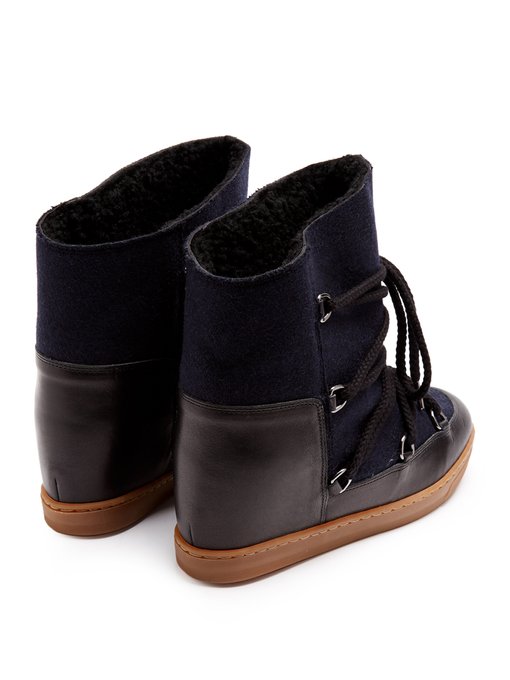 Nowles shearling-lined après-ski boots展示图