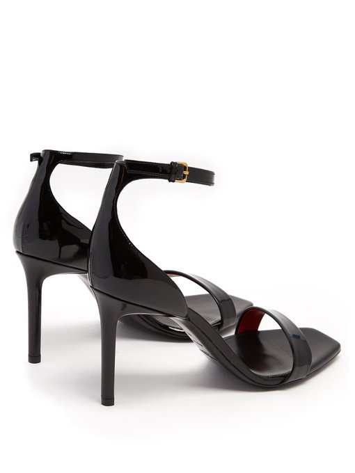 Amber patent-leather sandals | Saint 