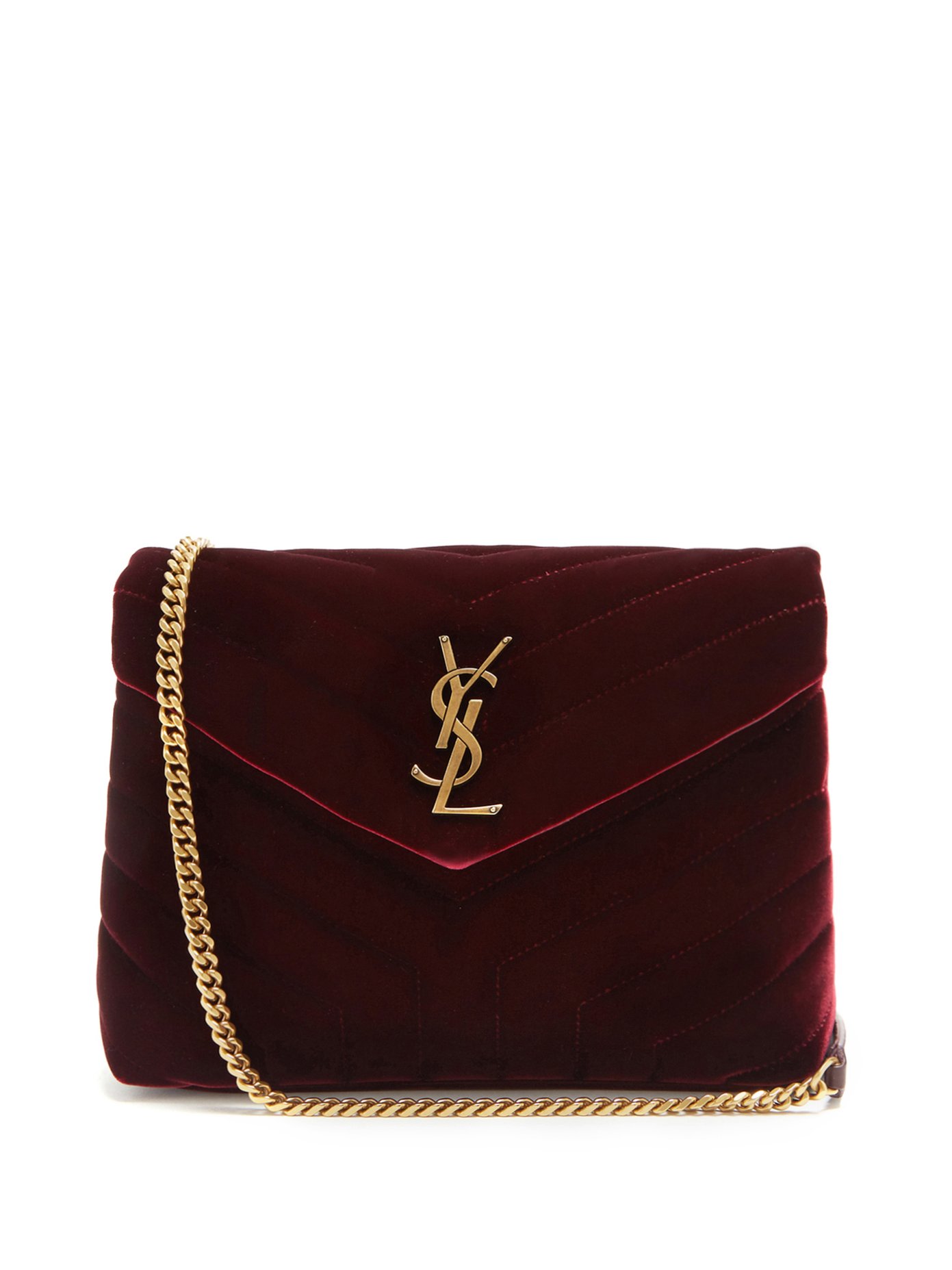 ysl loulou bag velvet