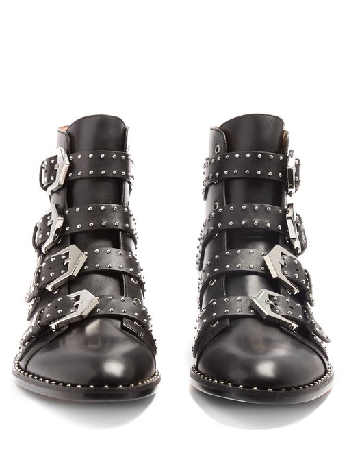 Elegant studded leather ankle boots | Givenchy | MATCHESFASHION.COM US