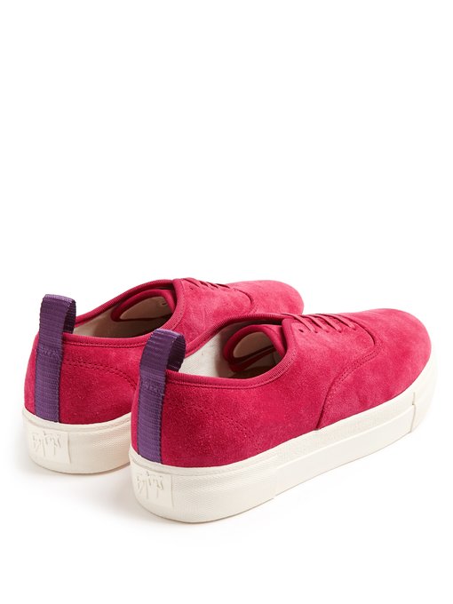 EYTYS Mother Low-Top Suede Trainers in Pink | ModeSens