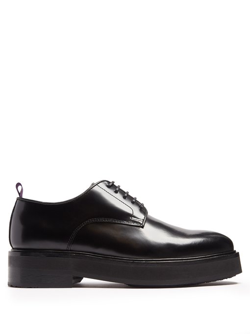 EYTYS Kingston Leather Derby Shoes in Llack | ModeSens
