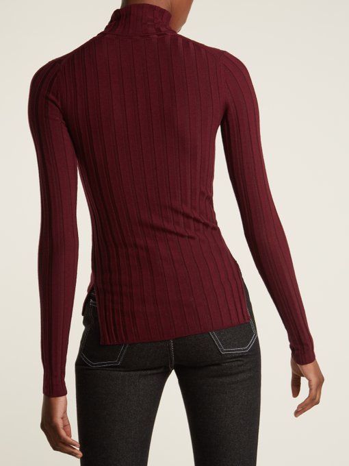 Corina ribbed-knit wool-blend sweater展示图