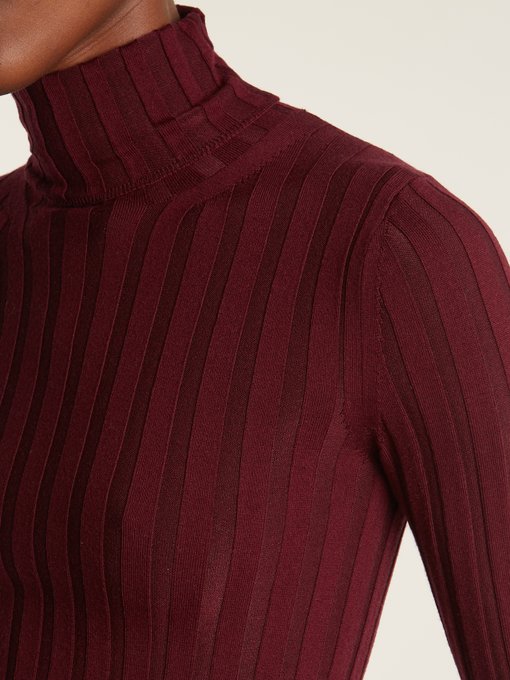 Corina ribbed-knit wool-blend sweater展示图