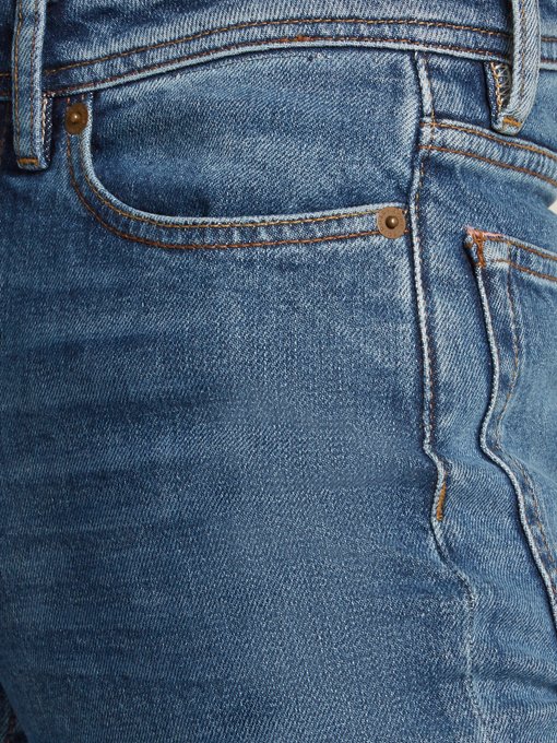 Blå Konst South mid-rise straight-leg jeans | Acne Studios ...