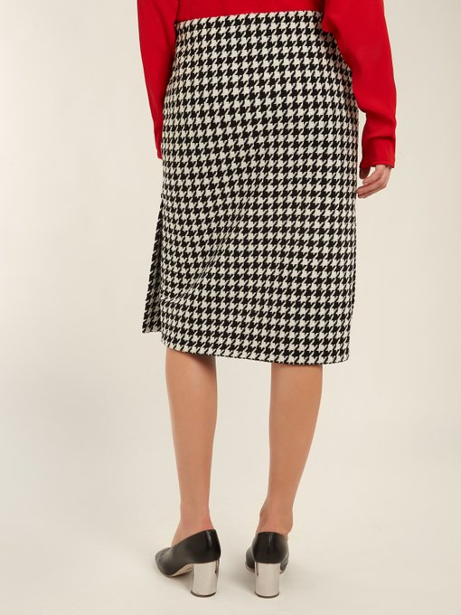 Hound's-tooth wool-blend pencil skirt | Marni | MATCHESFASHION UK