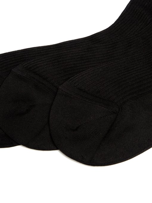 Pack of three ribbed silk socks | Raey | MATCHESFASHION US