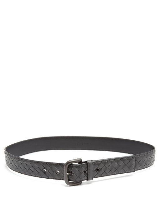 Intrecciato leather 4cm belt | Bottega Veneta | MATCHESFASHION UK