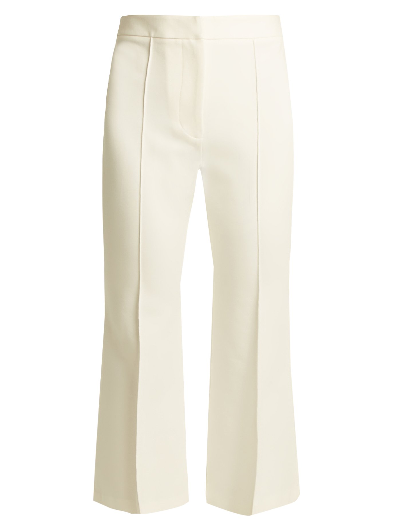 slim leg capri trousers