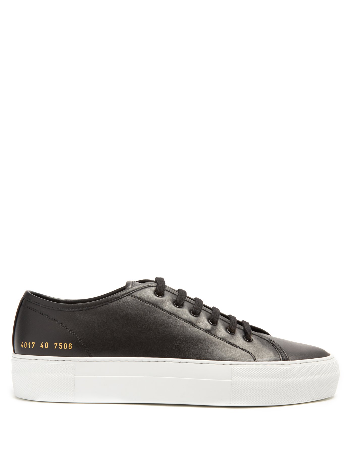 Tournament low-top leather trainers 