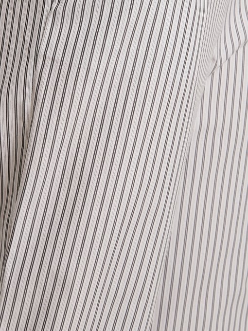 Alcina striped high-rise cotton pyjama shorts展示图