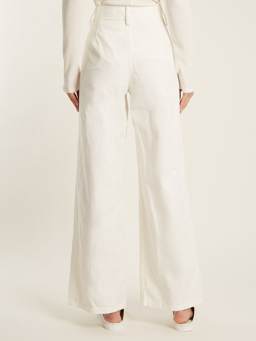 Werto wide-leg cotton trousers | The Row | MATCHESFASHION US