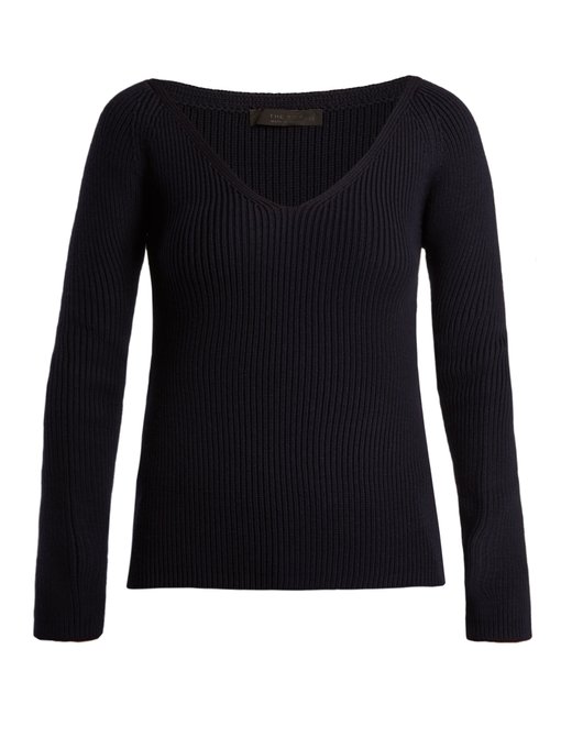 Candice V-neck wool sweater | The Row | MATCHESFASHION UK