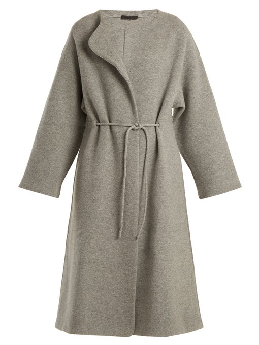 Mani collarless wool-blend coat | The Row | MATCHESFASHION US