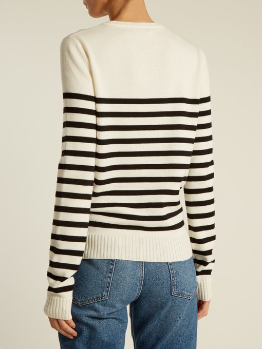 Breton-striped wool sweater | Saint Laurent | MATCHESFASHION.COM UK