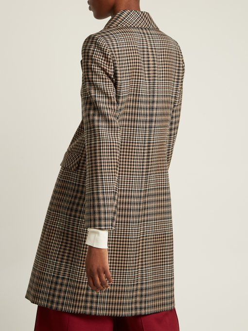 Single-breasted Prince of Wales-checked wool coat | Etro ...