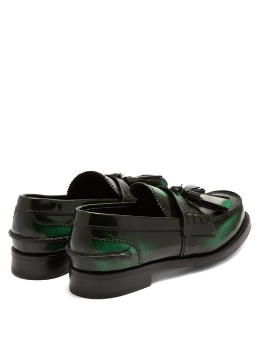 Tassel leather loafers | Prada 