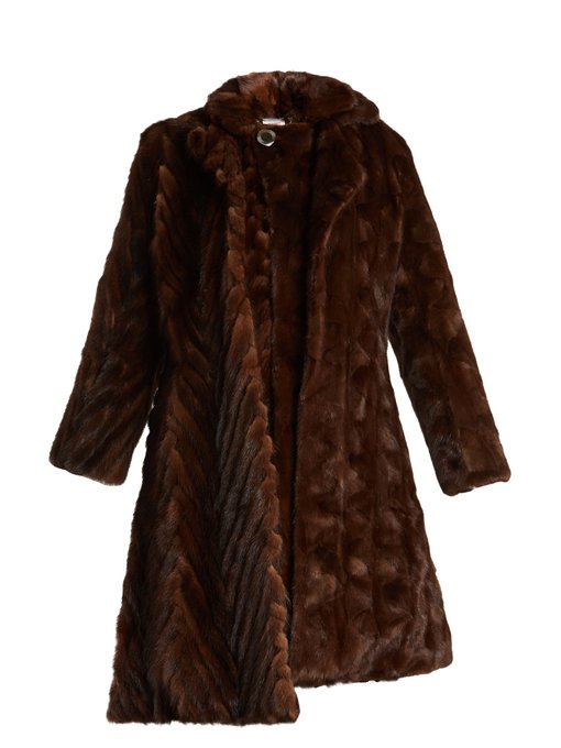 Double-layered reworked mink-fur coat | Vetements | MATCHESFASHION UK