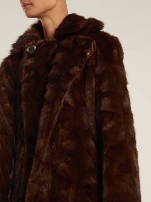 Double-layered reworked mink-fur coat | Vetements | MATCHESFASHION UK