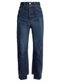 Reworked straight-leg cropped jeans Reworked straight-leg cropped jeans展示图