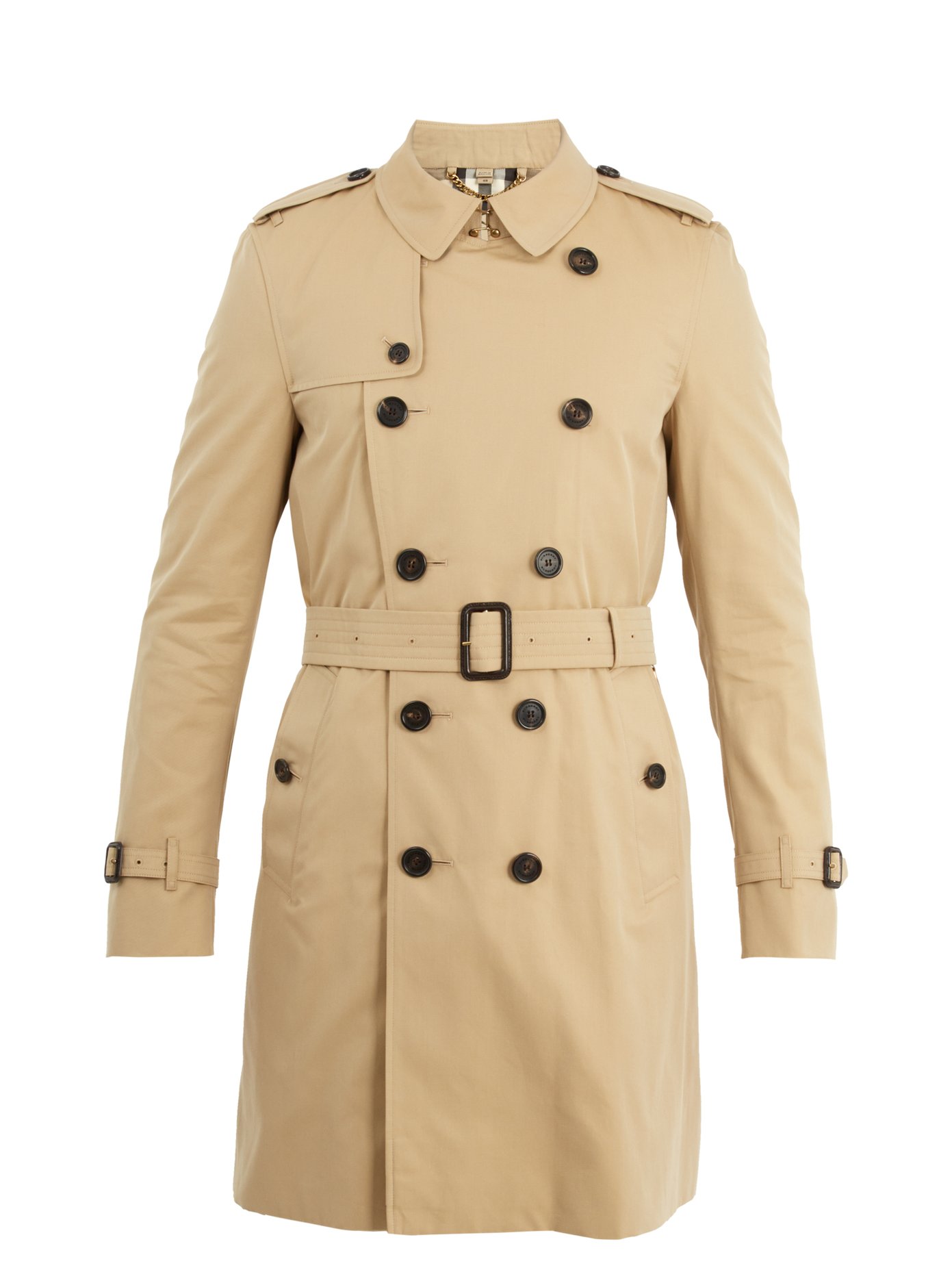 Kensington cotton-gabardine trench coat 