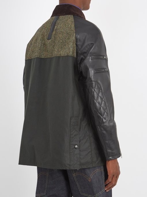 barbour waxed cotton field jacket