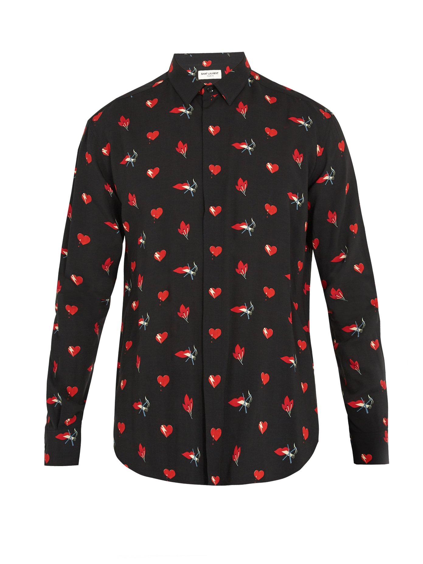 saint laurent smoking shirt