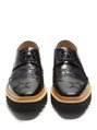 Star-embroidered faux-leather platform derby shoes | Stella McCartney